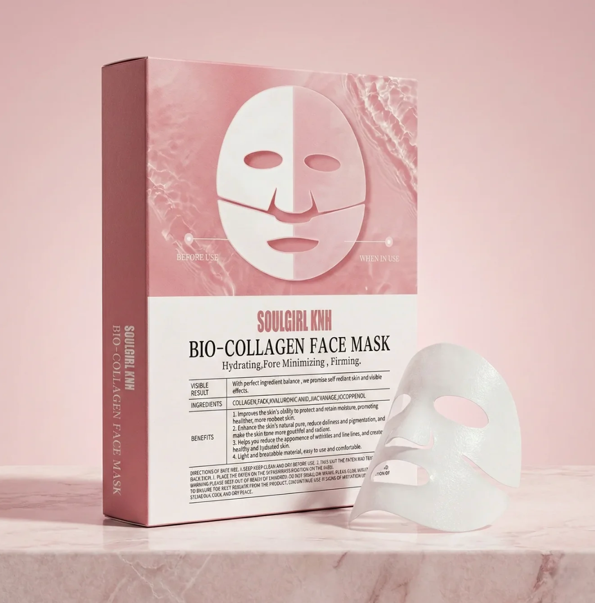 Soulgirl KNH™ Bio-Collagen Face Mask (Pack x4)