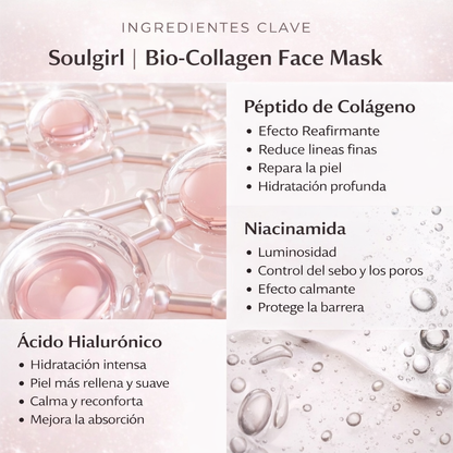 Soulgirl KNH™ Bio-Collagen Face Mask (Pack x4)